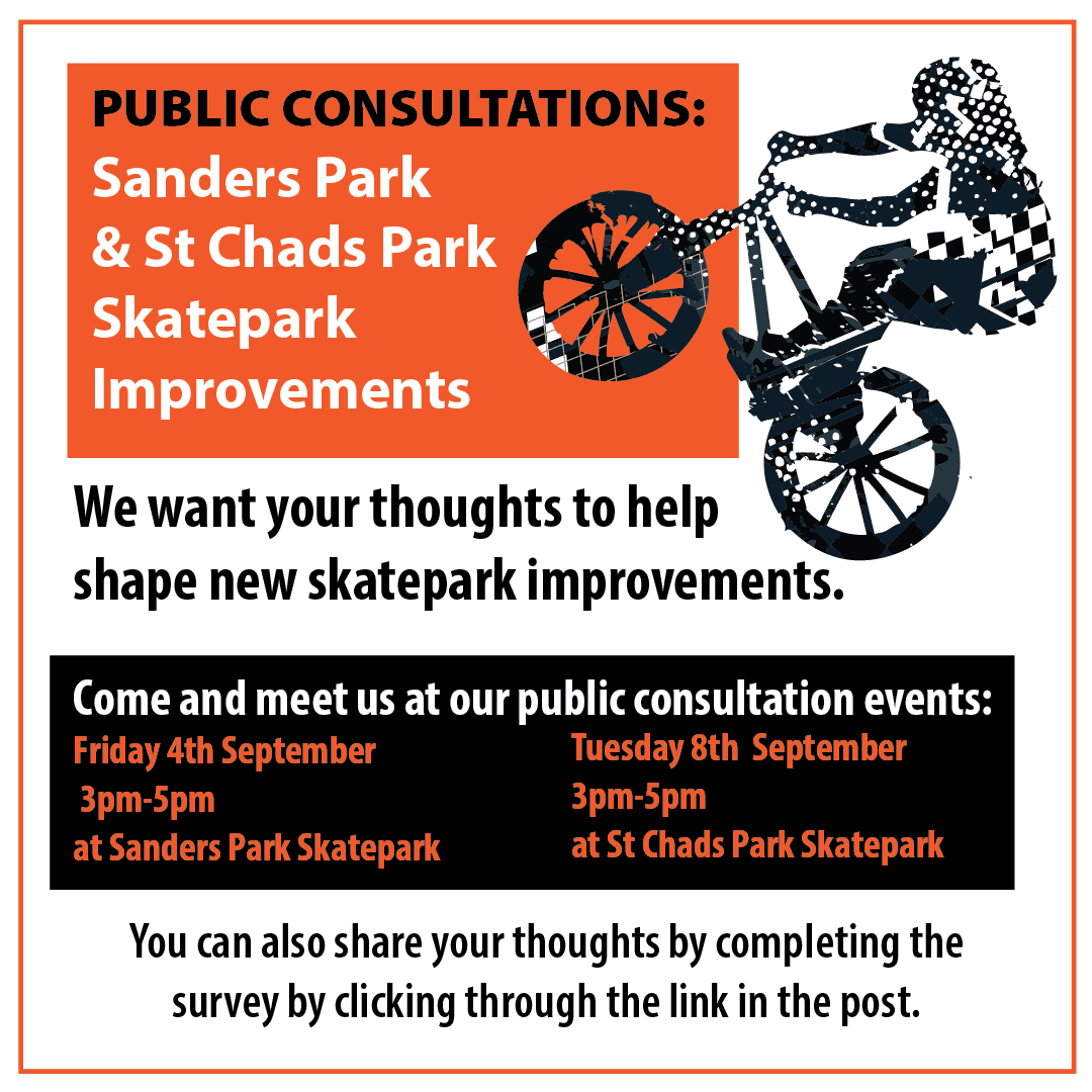Help Shape Future Improvements to Skateparks — Bromsgrove news photo